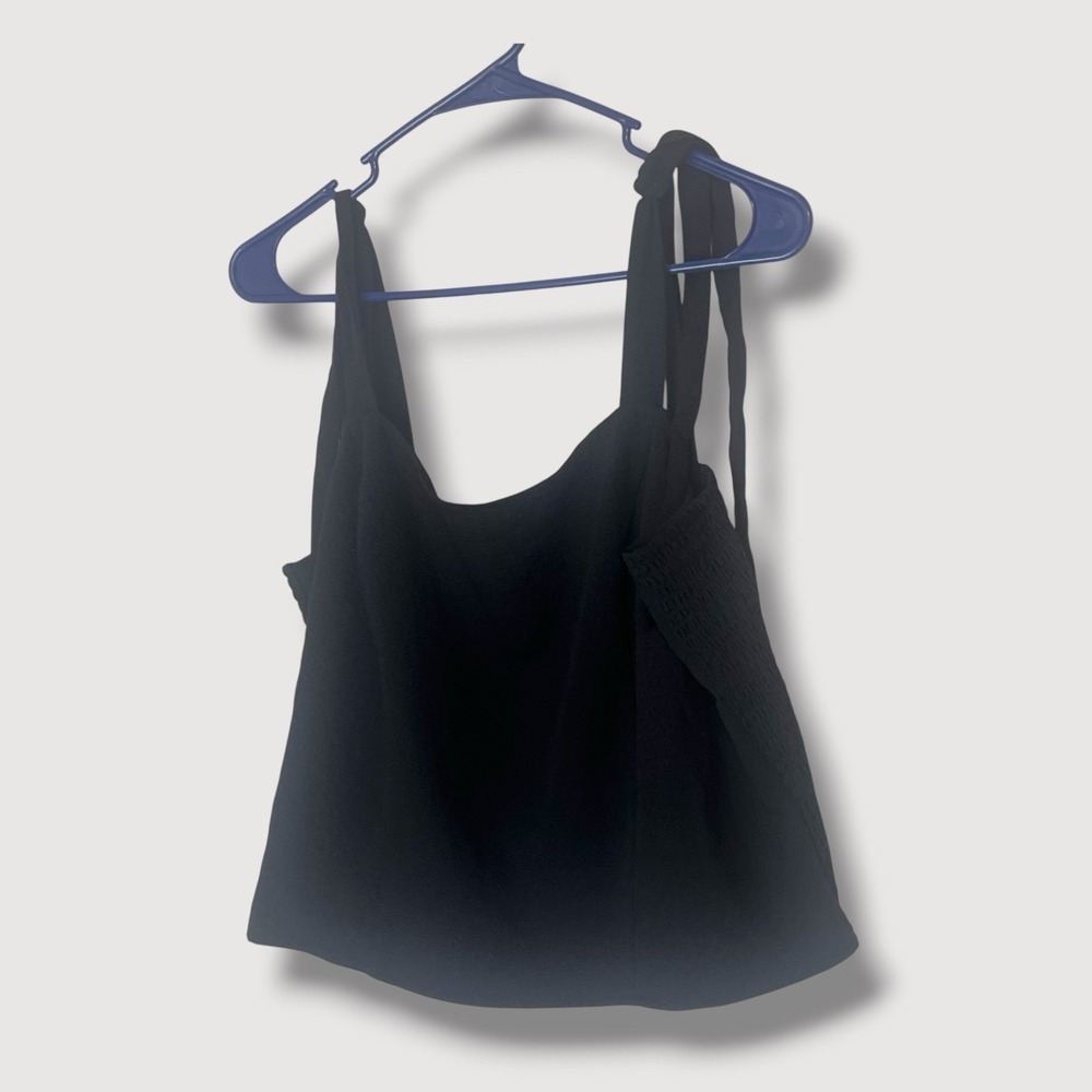 Old Navy Black Cropped‎ Tank Top Size XL